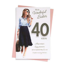Prelude C75 Birthday Age 40 Sister 6pk