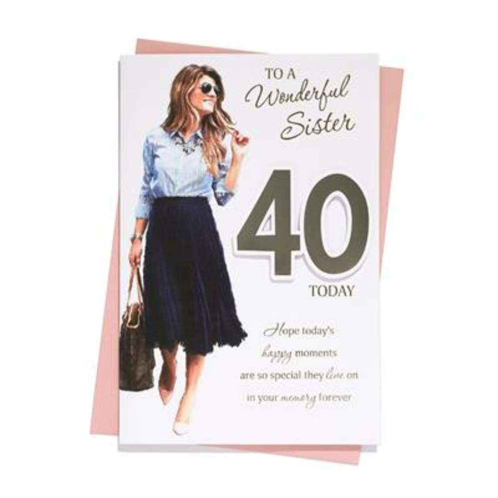 Prelude C75 Birthday Age 40 Sister 6pk