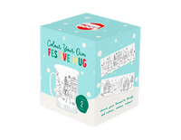 Gem Imports Colour Your Own Christmas Mug