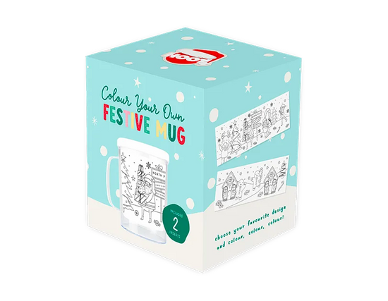 Gem Imports Colour Your Own Christmas Mug