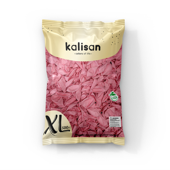 Kalisan 500 Pack Latex Balloons Macaron Pink 12"