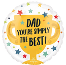 Anagram Foil Balloon Dad Simply The Best 18