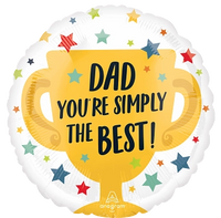 Anagram Foil Balloon Dad Simply The Best 18