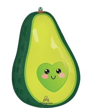 Anagram Food Friends Avocado 24" Foil Balloon