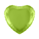 Oaktree Foil Balloon Lime Green Heart 18"