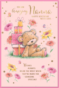 Simon Elvin 6 Pack Cards C75 Birthday Nanna