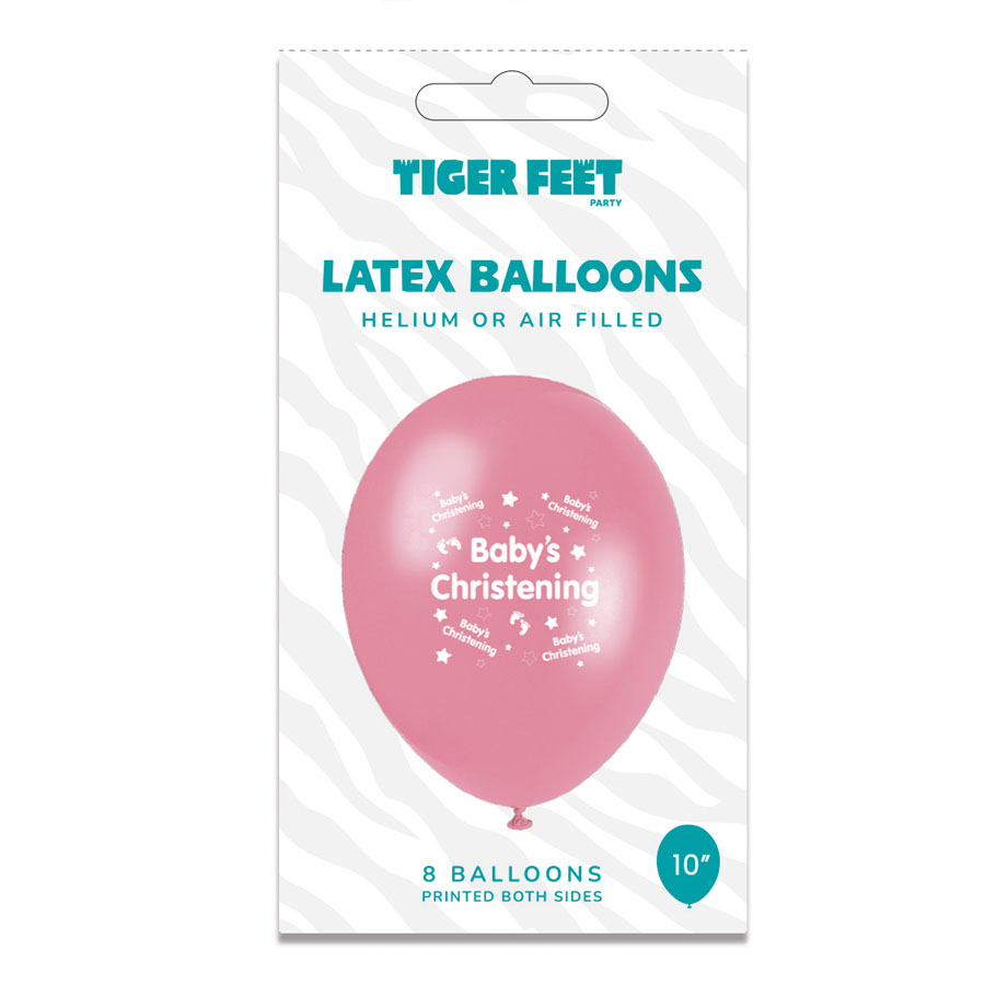 Tiger Feet Christening Female 10" Latex 6x8pk