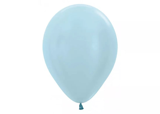 Sempertex 12 Pack Latex Balloons Pearl Blue 12