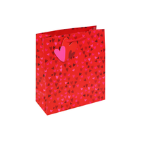 12pk Gift Bag Mini Hearts Medium Bag