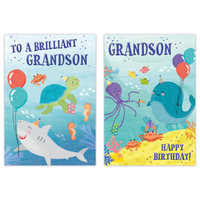Poppyhill C50 Birthday Grandson 12pk