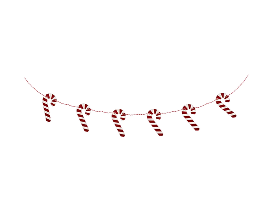 Gem Imports Bunting Wooden Candy Canes