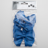 Italian Options 6 Pack Ribbon Bows Royal Blue 10cm