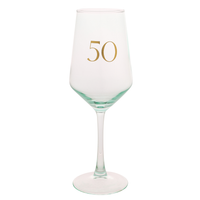 Widdop Wine Glass Confetti Age 50