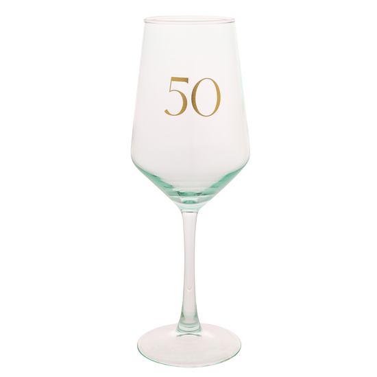 Widdop Wine Glass Confetti Age 50
