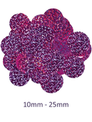 Oaktree Confetti Holographic Fuchsia 10mm 50g