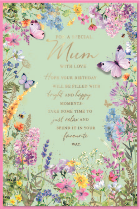 Simon Elvin 6 Pack Cards C75 Birthday Mum