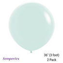 Sempertex Pastel Matte Green 36" Latex 2pk
