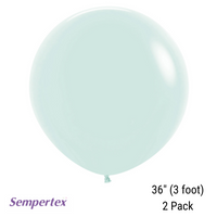 Sempertex Pastel Matte Green 36" Latex 2pk