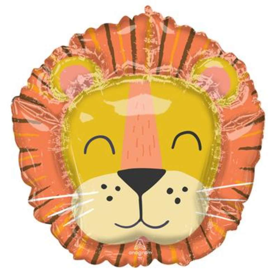 Anagram Foil Balloon Get Wild Lion 28"