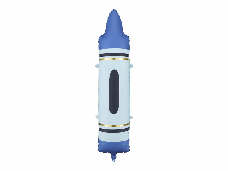 Blue Crayon 41" Foil Balloon