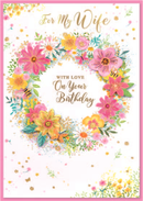 Isabel's Garden 6 Pack Cards C50 Birthday Wife