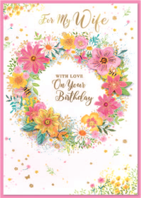 Isabel's Garden 6 Pack Cards C50 Birthday Wife