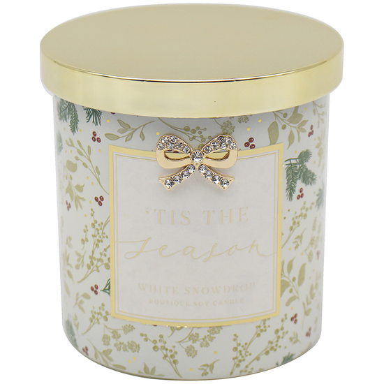 Candle Madelaine White Snowdrop