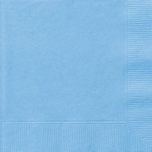 Unique 20 Pack Luncheon Napkins Light Blue