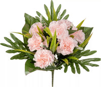 Eleganza Carnarion Bush Light Pink 40cm