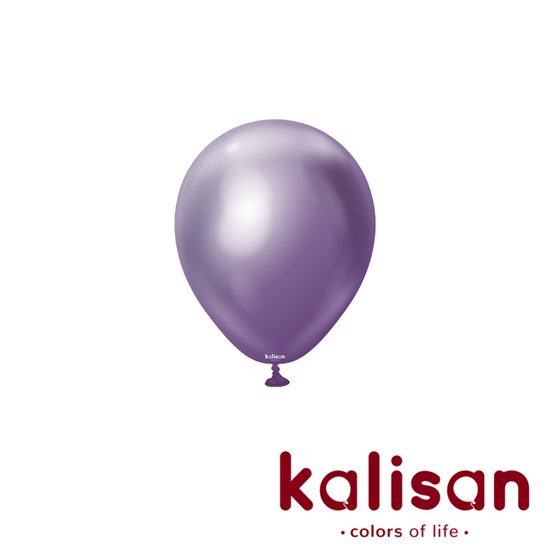 Kalisan Mirror Violet 5" Latex Balloons 100pk