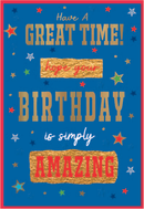 Simon Elvin 6 Pack Cards C50 Birthday
