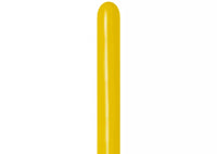 Sempertex latex modelling nozzle pack with 50 honey yellow nozzles, designed for precise shaping and decorating of latex crafts.