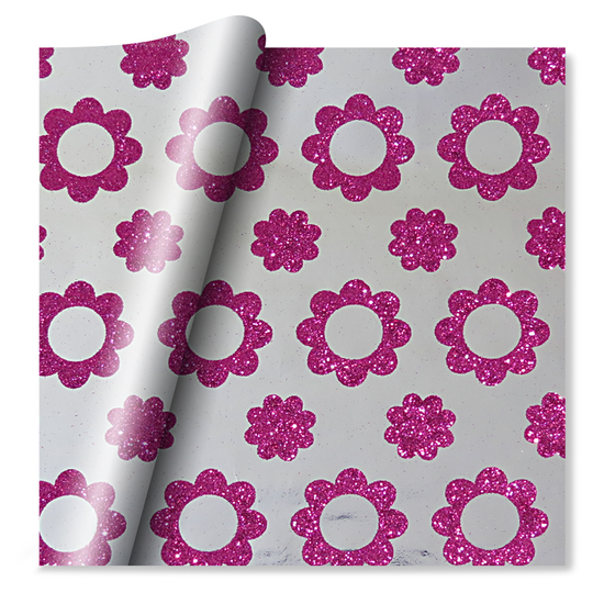 Xquisite Flatwrap Floral Magenta 24pk