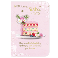 Prelude 6 Pack Cards C50 Birthday Sister