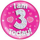 Oaktree Badge 3 Today Pink Jumbo 6