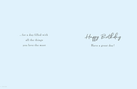 Regal 6 Pack Cards 8x6 Birthday Open
