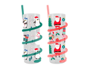 Christmas Tumbler W/Straw 2pk