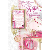 Xpress Yourself C75 Birthday Sister 6pk