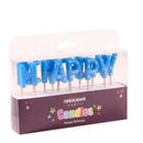 APAC 6 Pack Party Candle Happy Birthday Blue