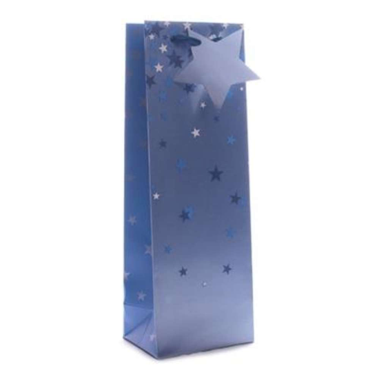 6pk Gift Bags Bottle Star