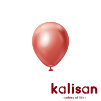 Kalisan Mirror Red 5" Latex Balloons 100pk