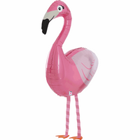 Grabo Foil Balloon Walking Flamingo 39"