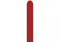 Sempertex Latex Modelling Nozzle Up Imperial Red 360, 50-pack of flexible latex nozzles for cake decorating and icing.