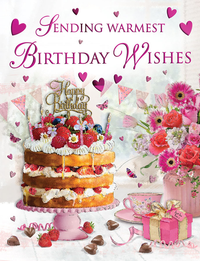 Regal 6 Pack Cards C50 Everyday Birthday Cake