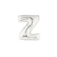 Oaktree Foil Balloon Silver 7" Letter Z