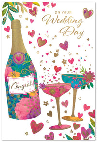 Set of six Simon Elvin C50 wedding greeting cards featuring elegant designs, perfect for special wedding occasions.