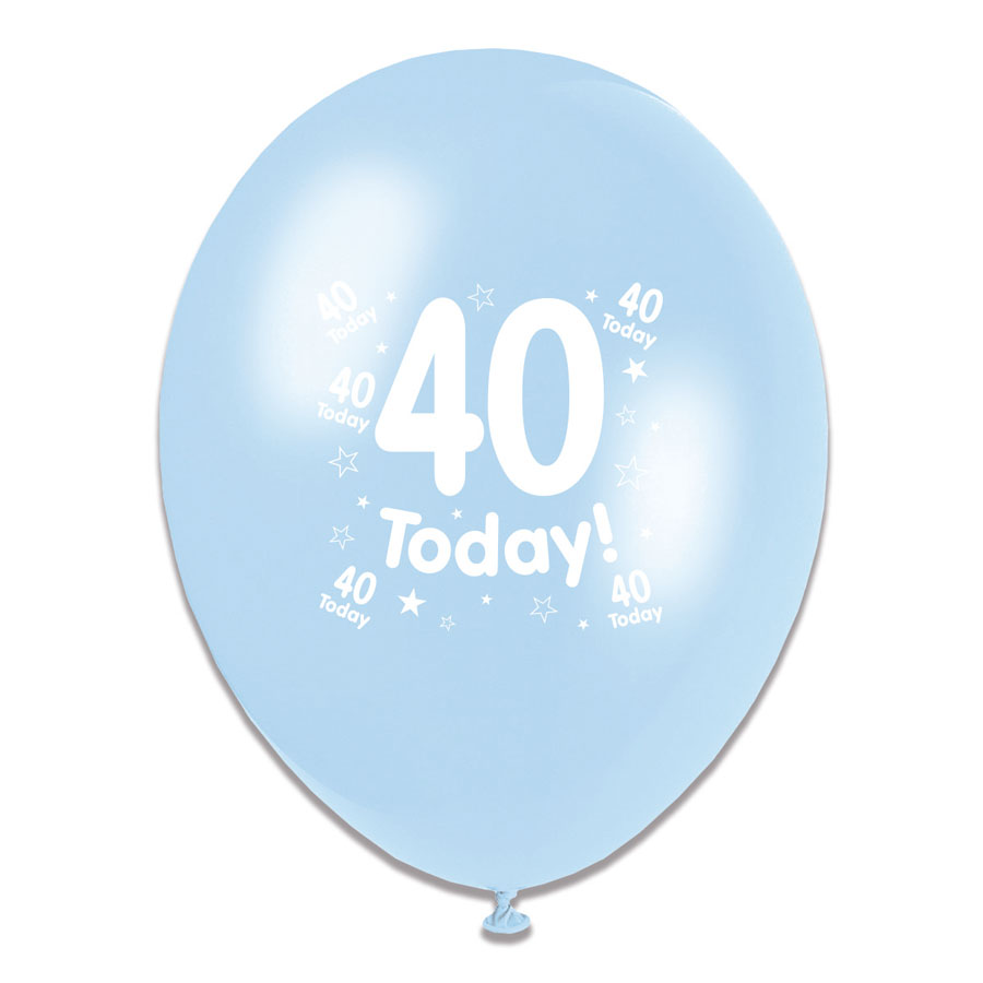Tiger Feet Age 40 Birthday 10" For Him 6x8pk