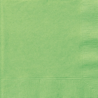 Unique 20 Pack Luncheon Napkins Lime Green