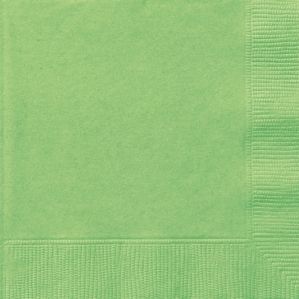 Unique 20 Pack Luncheon Napkins Lime Green