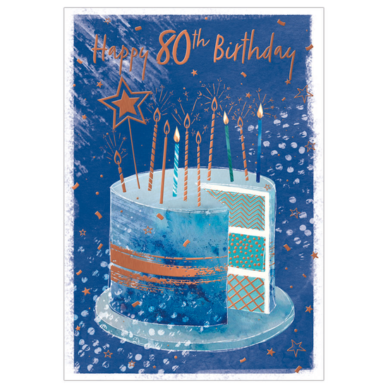 Prelude 6 Pack Cards C50 Birthday Age 80